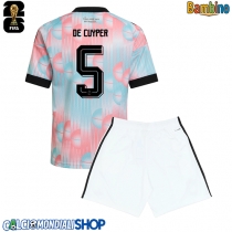 Maglie da calcio Belgio Maxim De Cuyper #5 Seconda Maglia Bambino Mondiali 2026  Manica Corta + Pantaloni corti)